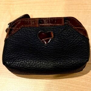 Brighton Black and Tan Wallet